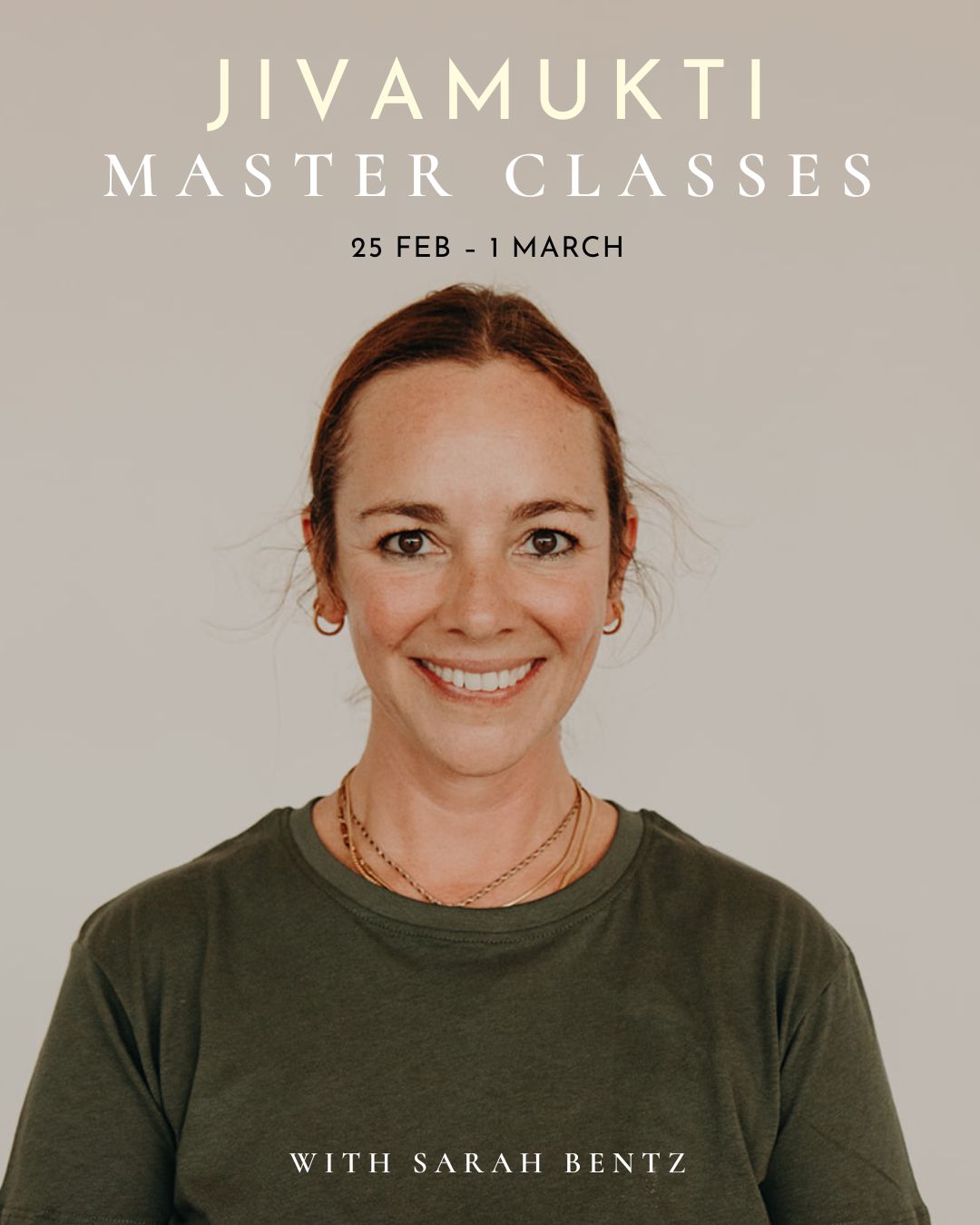 Sarah Bentz Jivamukti Master Classes